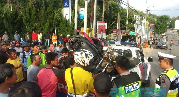 korban tabrakan beruntun