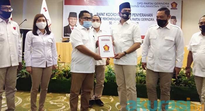Terima Rekom Partai Gerindra, Mahyunadi-Kinsu Kantongi 15 Kursi 4 Parpol Pengusung, Bontang ke Neni-Joni