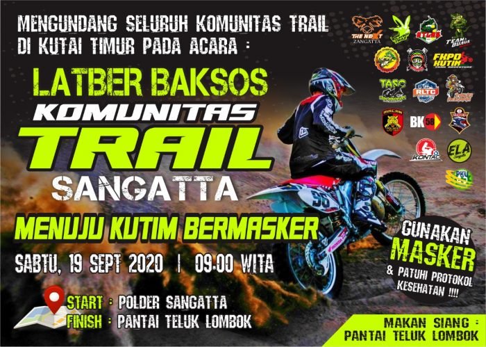 Ingat, Besok Latber Baksos Trail Sangatta Digelar, Cara Polres Kutim Galakkan Kutim Bermasker