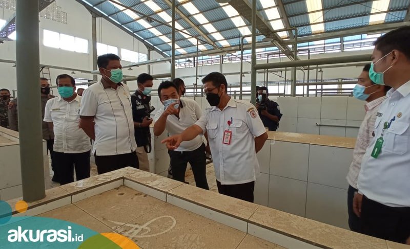 Pasar Baru Loktuan Ditarget Difungsikan Ramadan, Kini Tersisa Instalasi Air dan Saluran Limbah