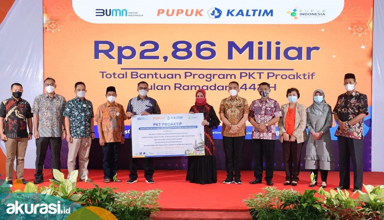 PKT Proaktif Salurkan Bantuan Ramadan Senilai Rp2,86 Miliar bagi Masyarakat Bontang