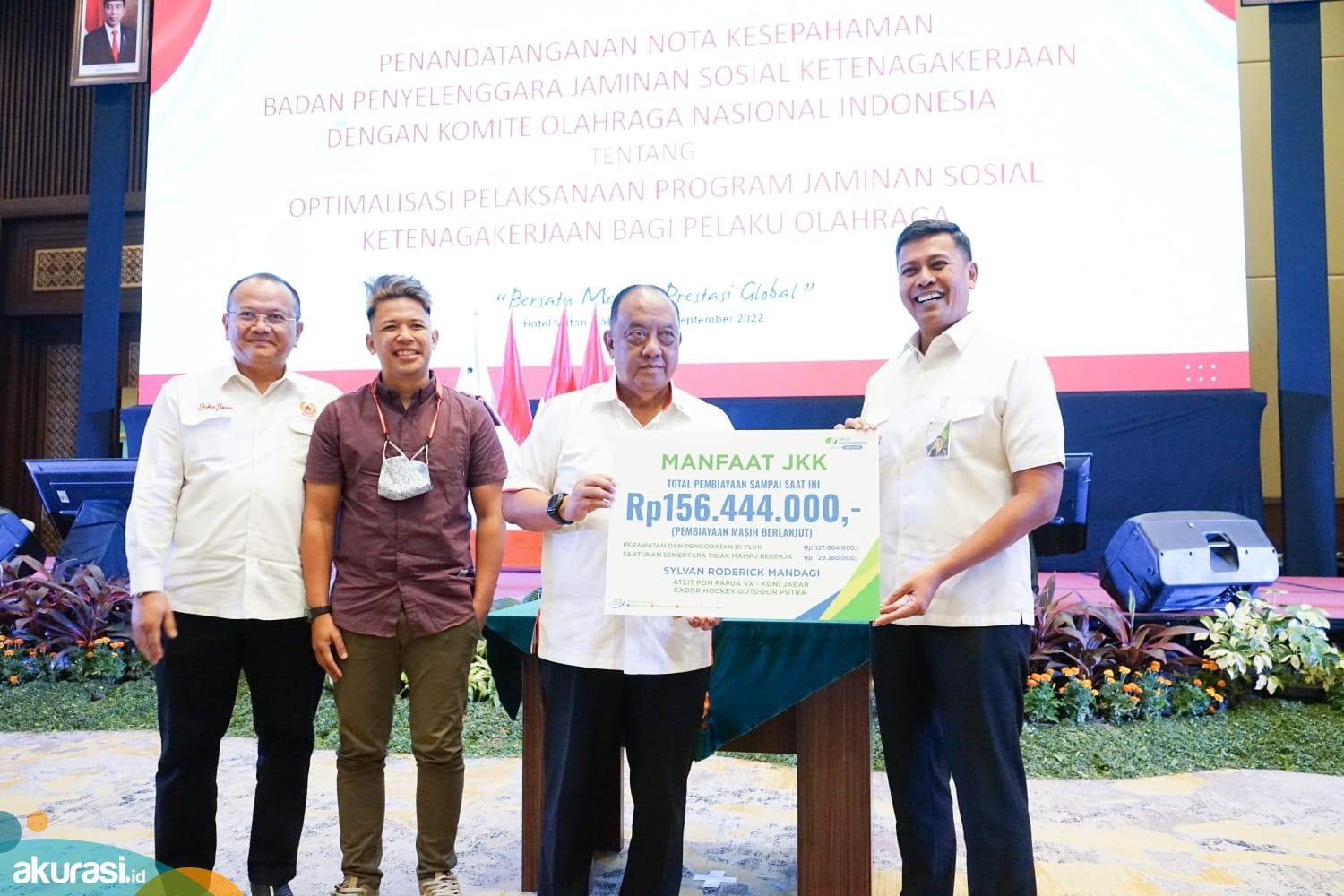 BPJS Ketenagakerjaan Gandeng KONI Beri Perlindungan Atlet