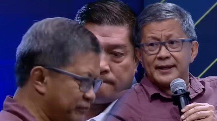Senyum Kecut Silfester Matutina Saat Rocky Gerung Ungkap Kedekatan dengan Keluarga Jokowi